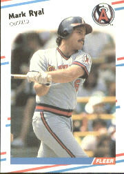 1988 Fleer Baseball Cards      503     Mark Ryal